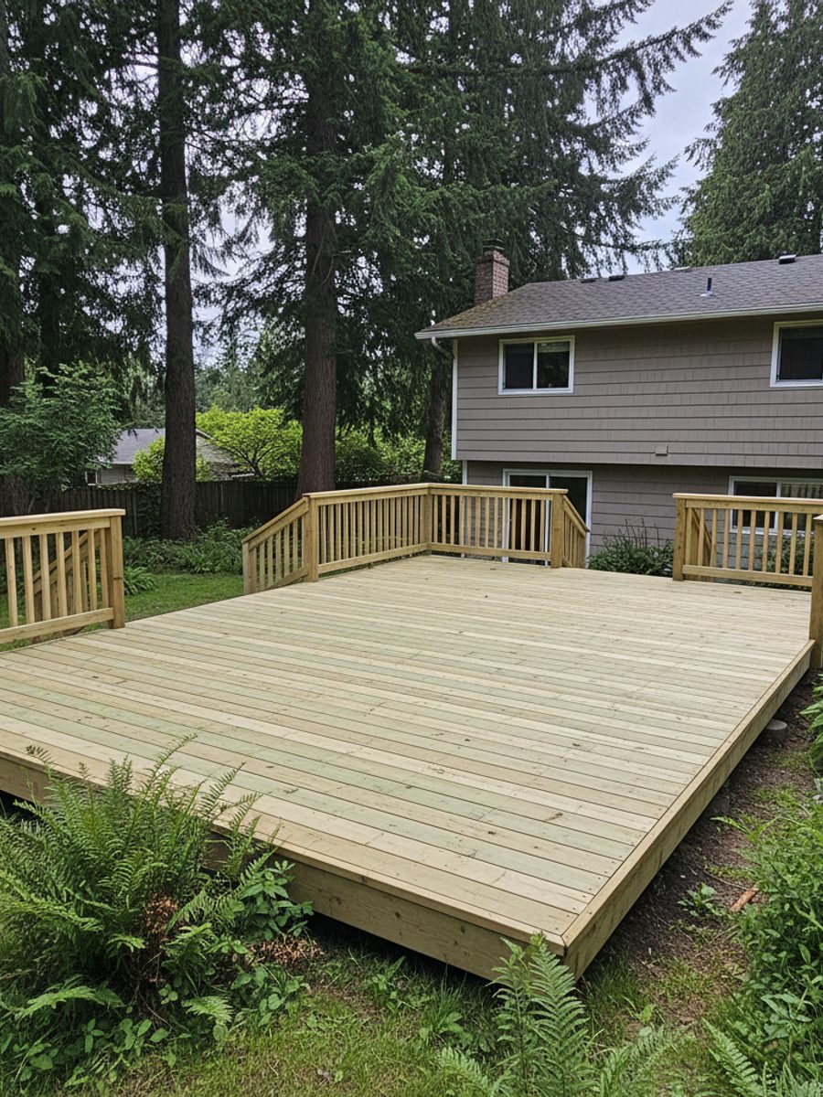 Deck Installation completed by Oasis Deck Co in Shoreline, WA