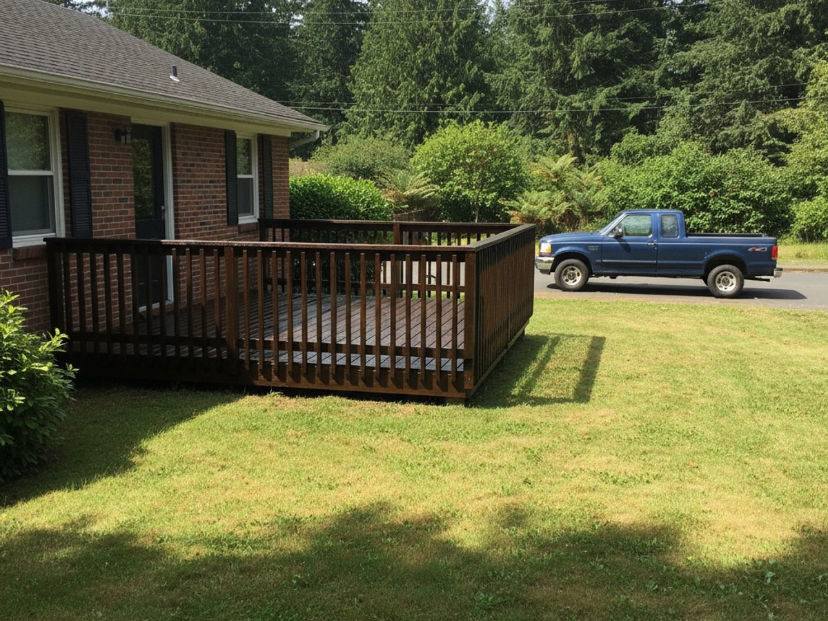 Deck Replacement completed by Oasis Deck Co in Bellevue, WA